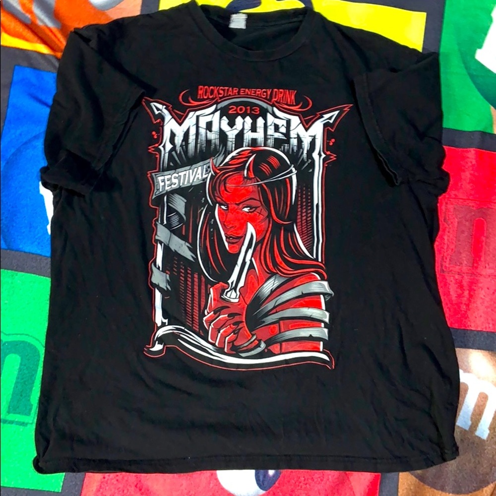 2013 Rockstar Energy Mayhem Tour Shirt Sz Medium